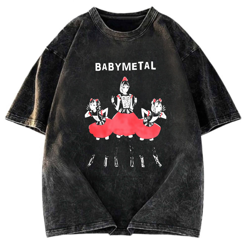 Tokyosol Babymetal Japanese Washed T-Shirt