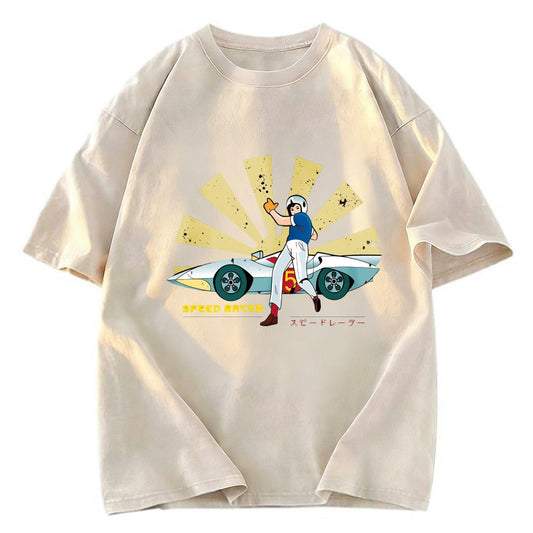 Tokyosol Speed Racer Retro Japanese Washed T-Shirt
