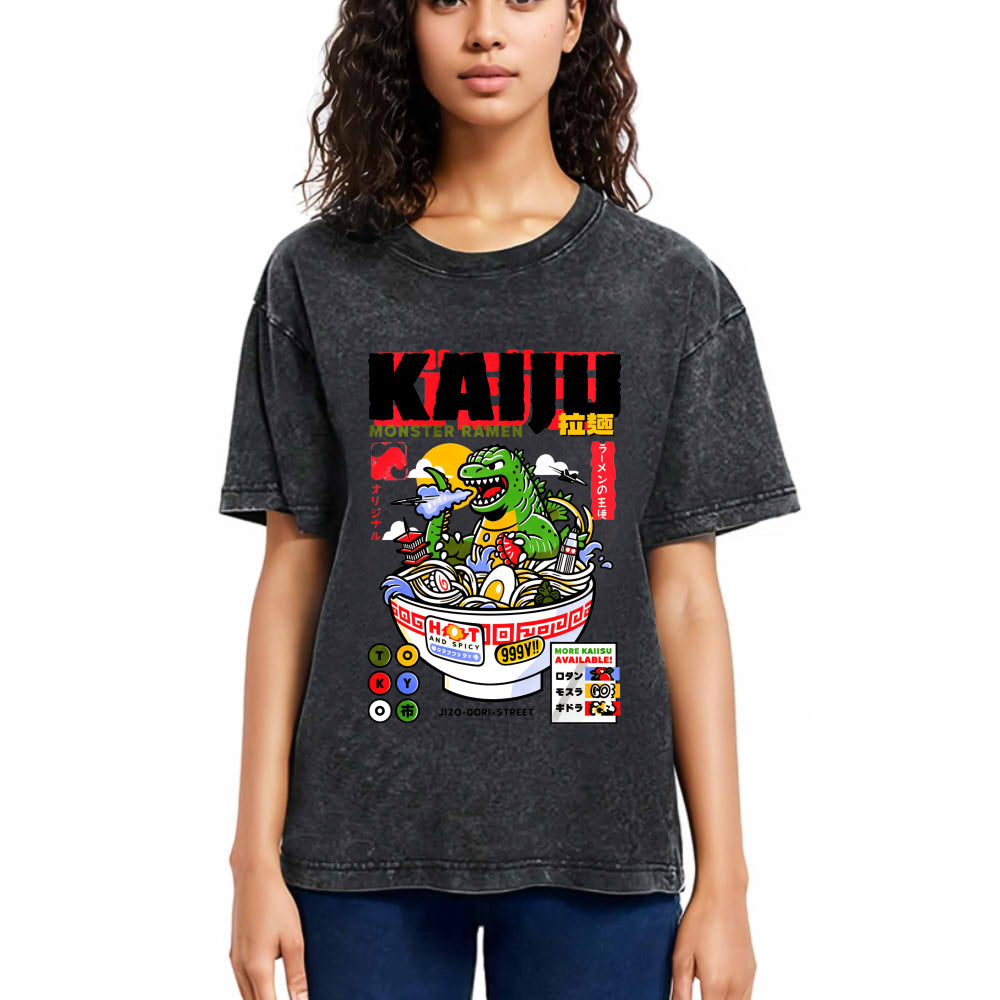 Tokyosol King Of Ramen Japanese Washed T-Shirt