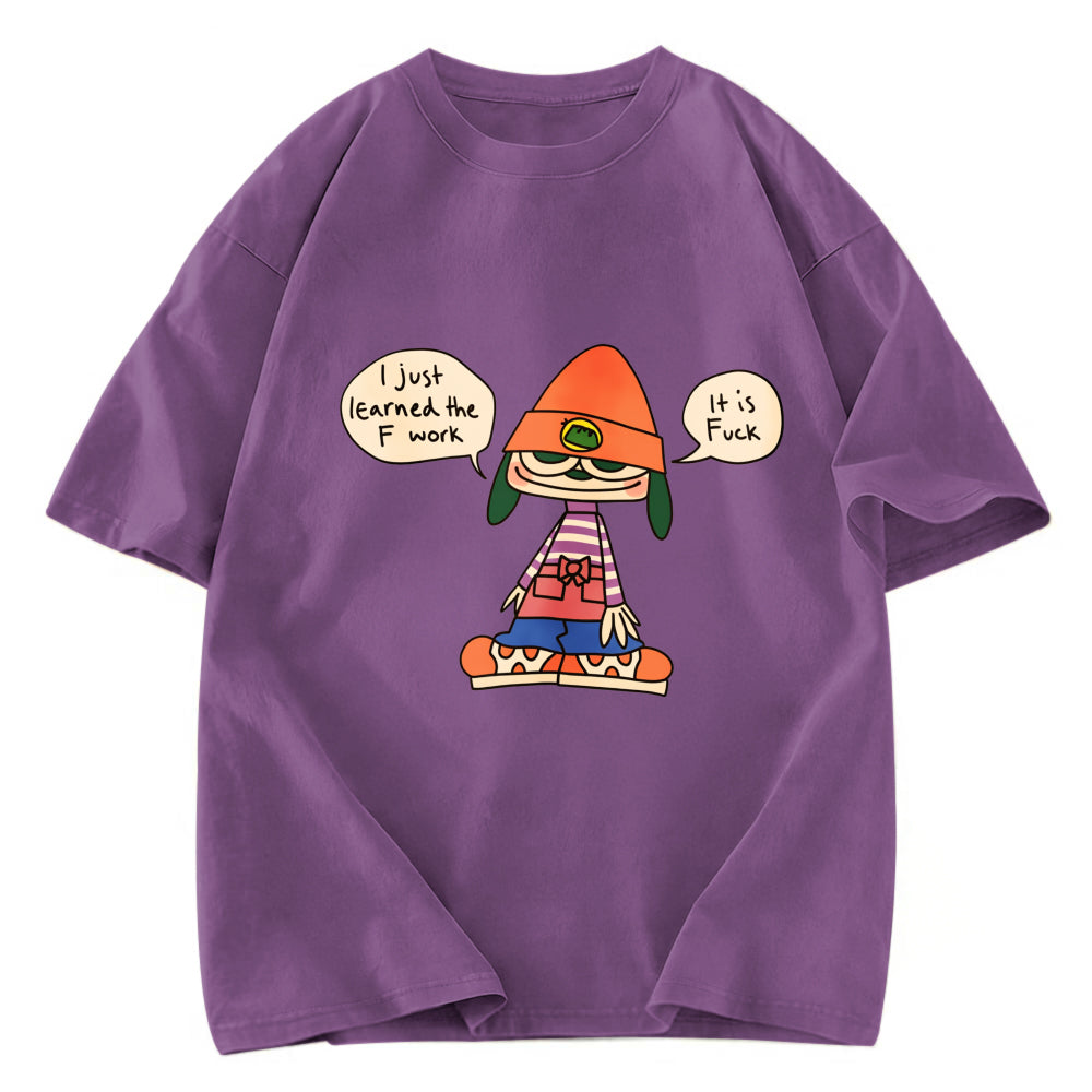Tokyosol Orange Parapraprapra Vintage Japanese Washed T-Shirt