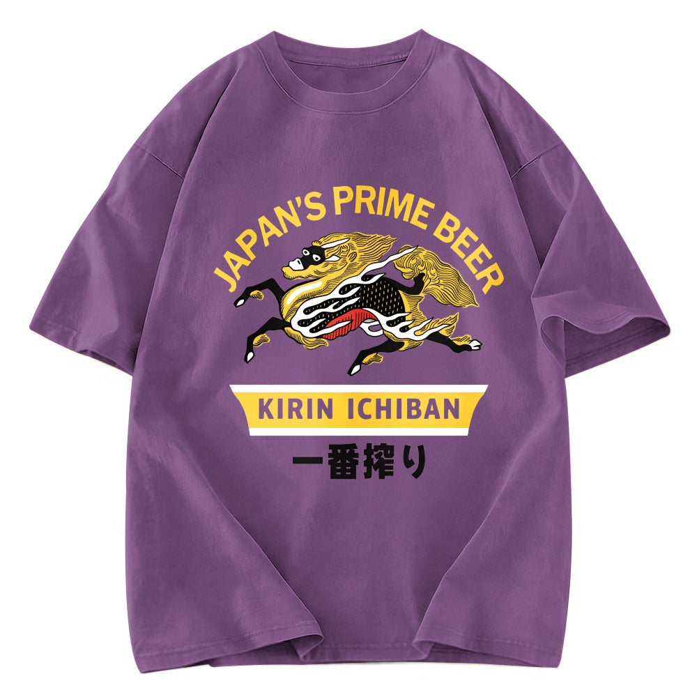 Tokyosol Kirin Ichiban Beer Logo Japanese Washed T-Shirt