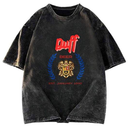 Tokyosol Duff Beer Vintage Washed T-Shirt