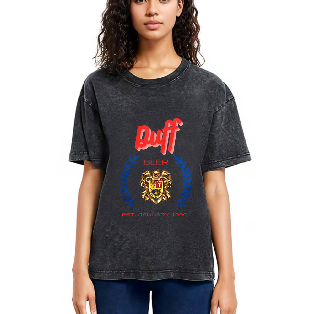 Tokyosol Duff Beer Vintage Washed T-Shirt