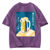 Tokyosol Japanese Vintage Beer Mug Washed T-Shirt