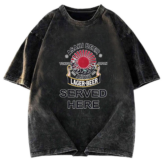 Tokyosol Japan Japanese Beer Bar Washed T-Shirt