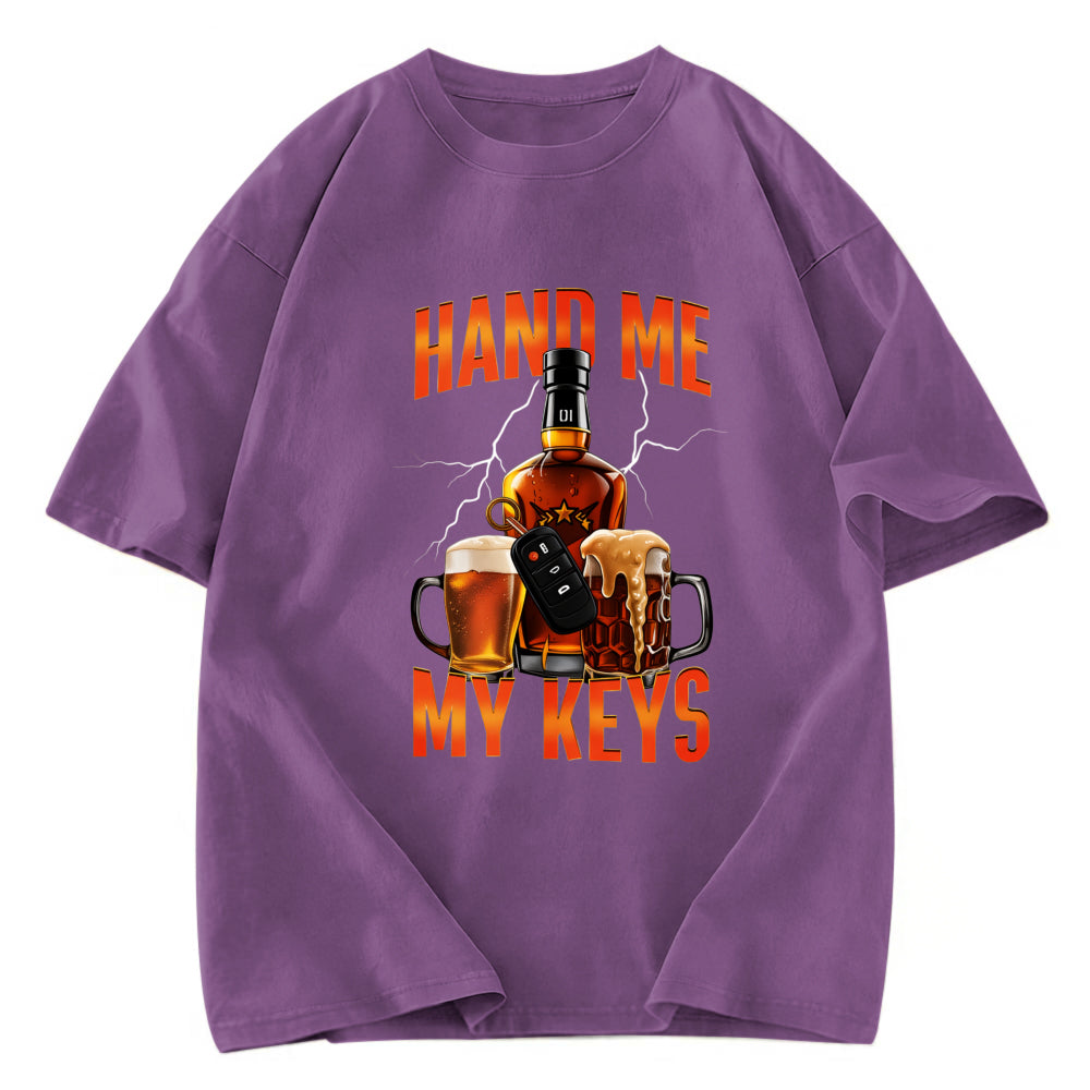 Tokyosol Hand Me The Keys Meme Washed T-Shirt