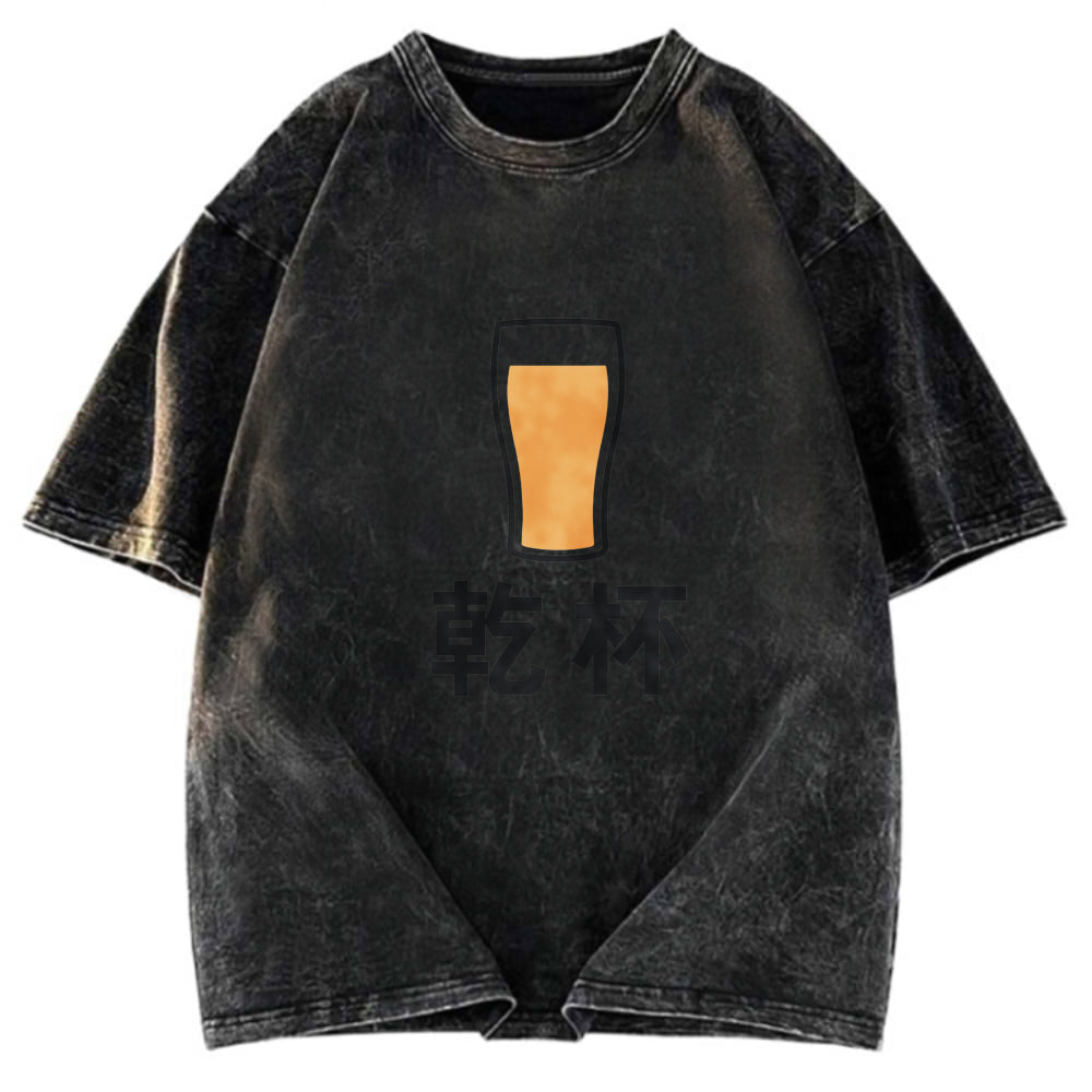 Tokyosol Beer Cheers Japanese Washed T-Shirt