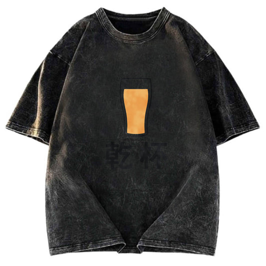 Tokyosol Beer Cheers Japanese Washed T-Shirt