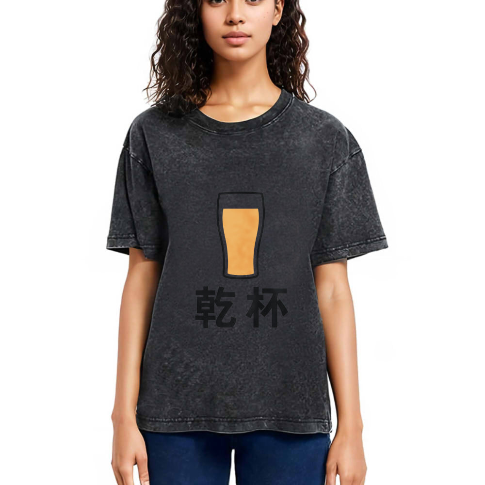 Tokyosol Beer Cheers Japanese Washed T-Shirt