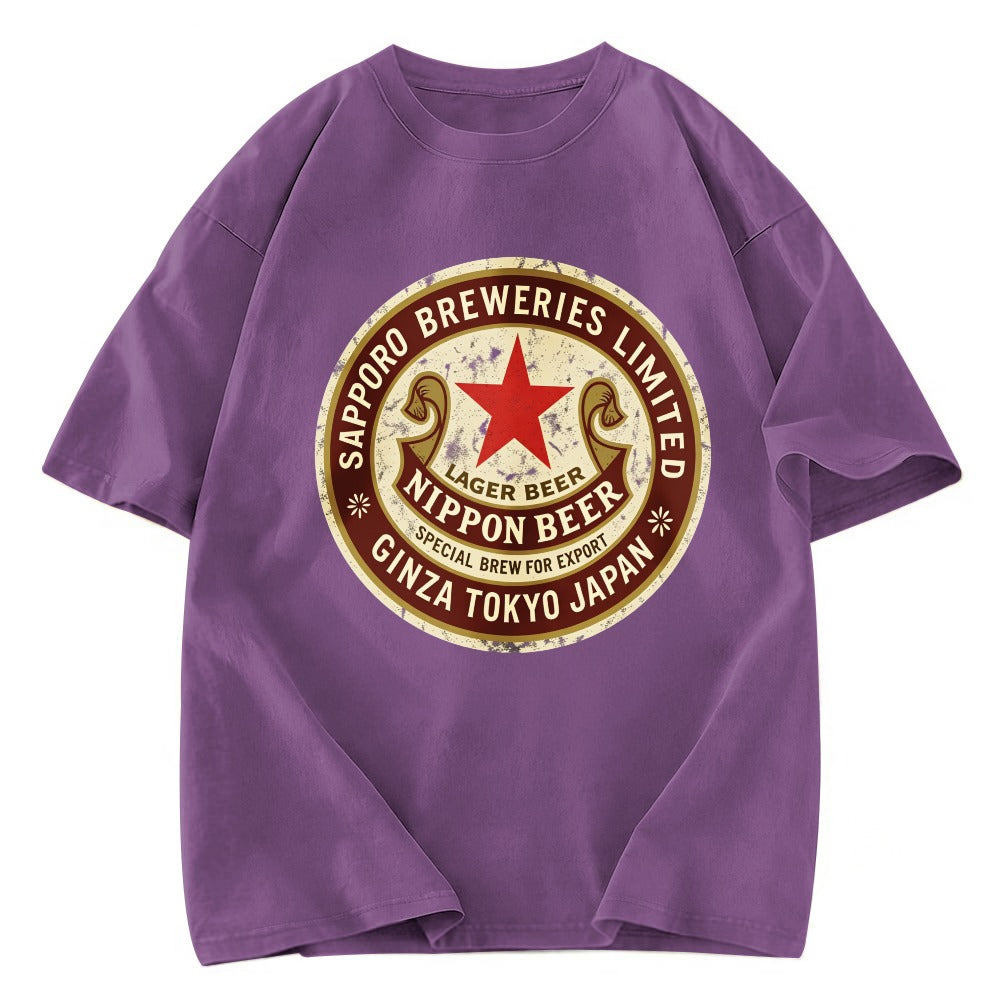 Tokyosol Nippon Beer Washed T-Shirt