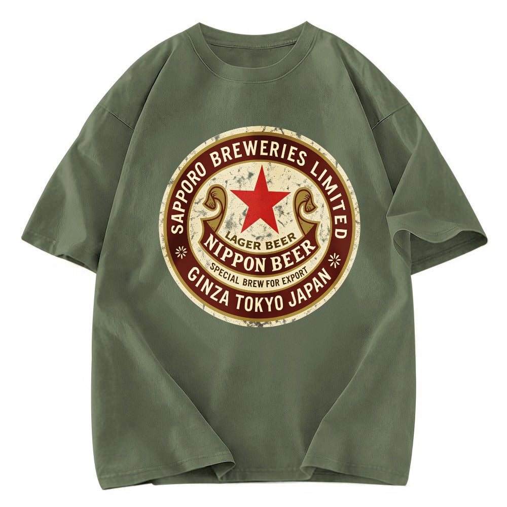 Tokyosol Nippon Beer Washed T-Shirt