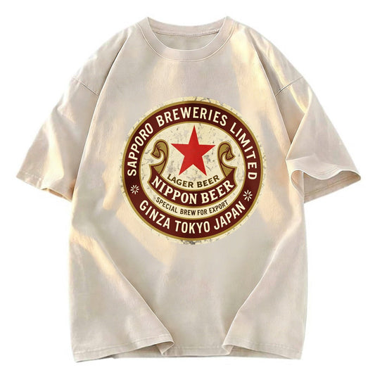 Tokyosol Nippon Beer Washed T-Shirt