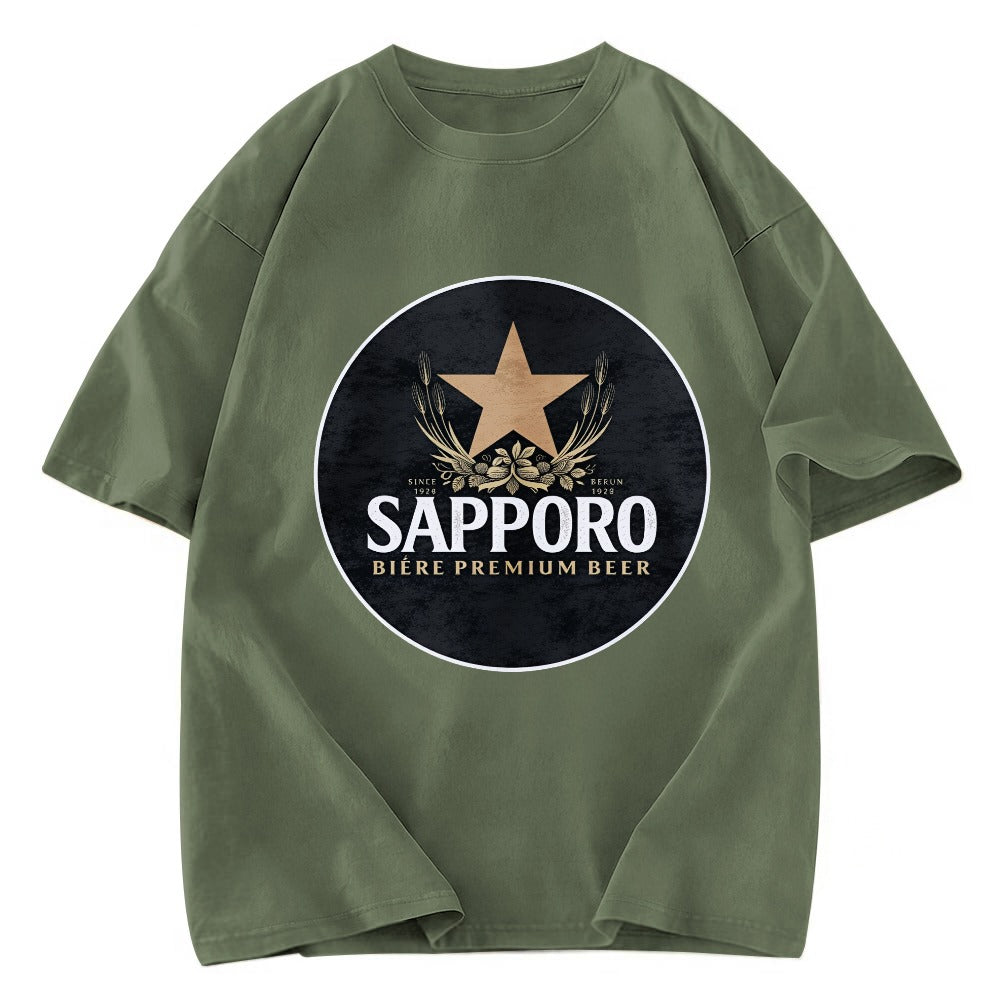 Tokyosol Vintage Star Beer Japanese Washed T-Shirt