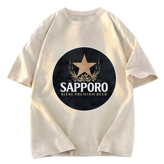 Tokyosol Vintage Star Beer Japanese Washed T-Shirt