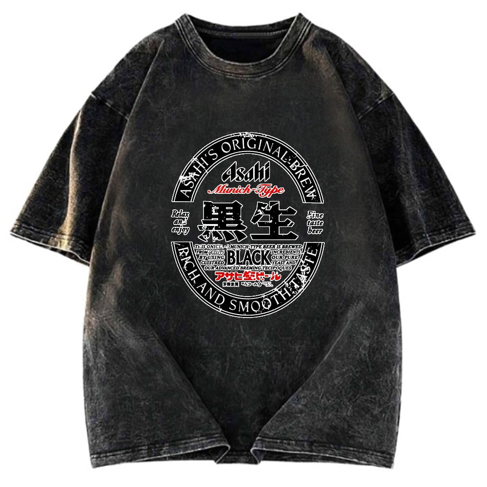 Tokyosol Japanese Dark Beer Washed T-Shirt
