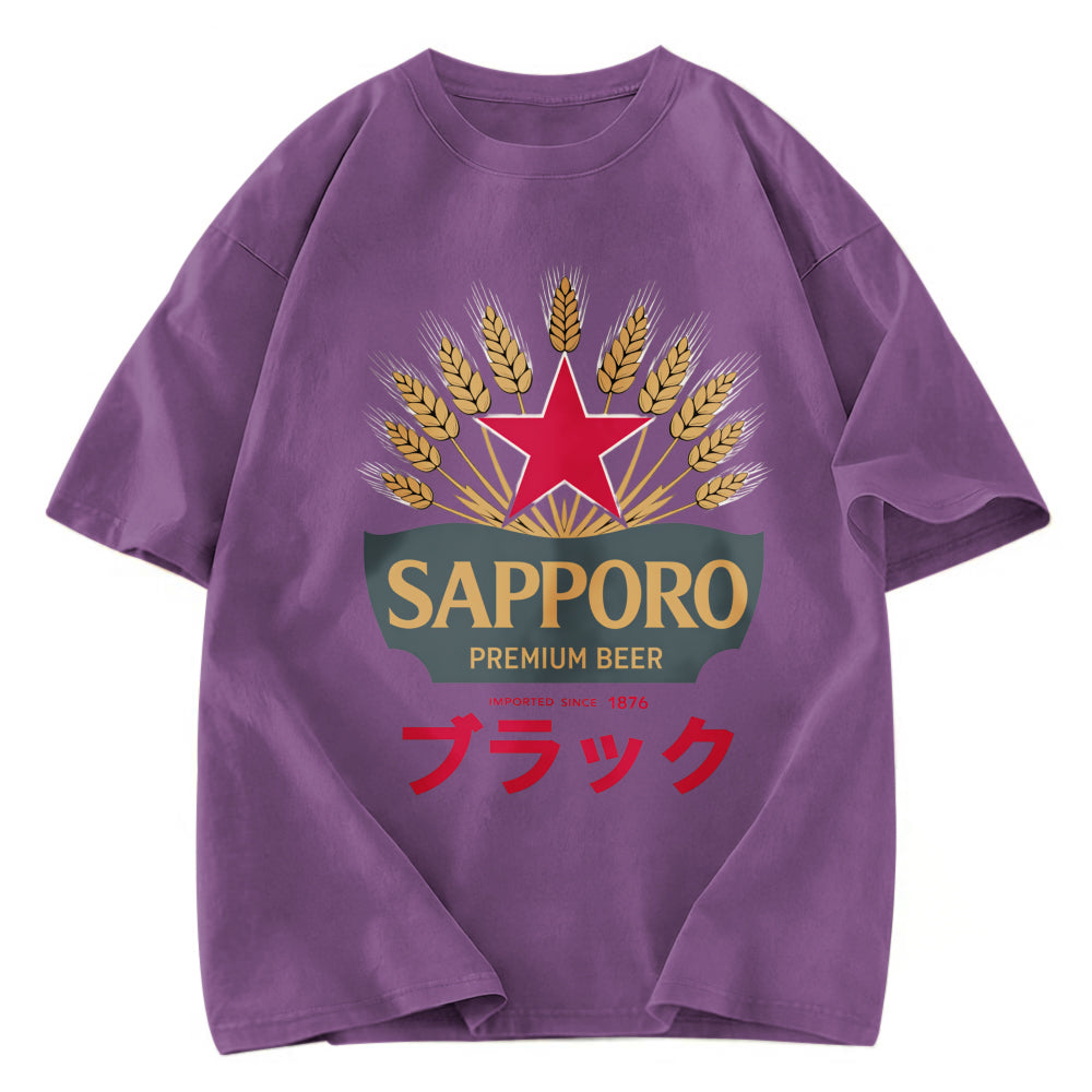 Tokyosol Classic Japanese Beer Washed T-Shirt