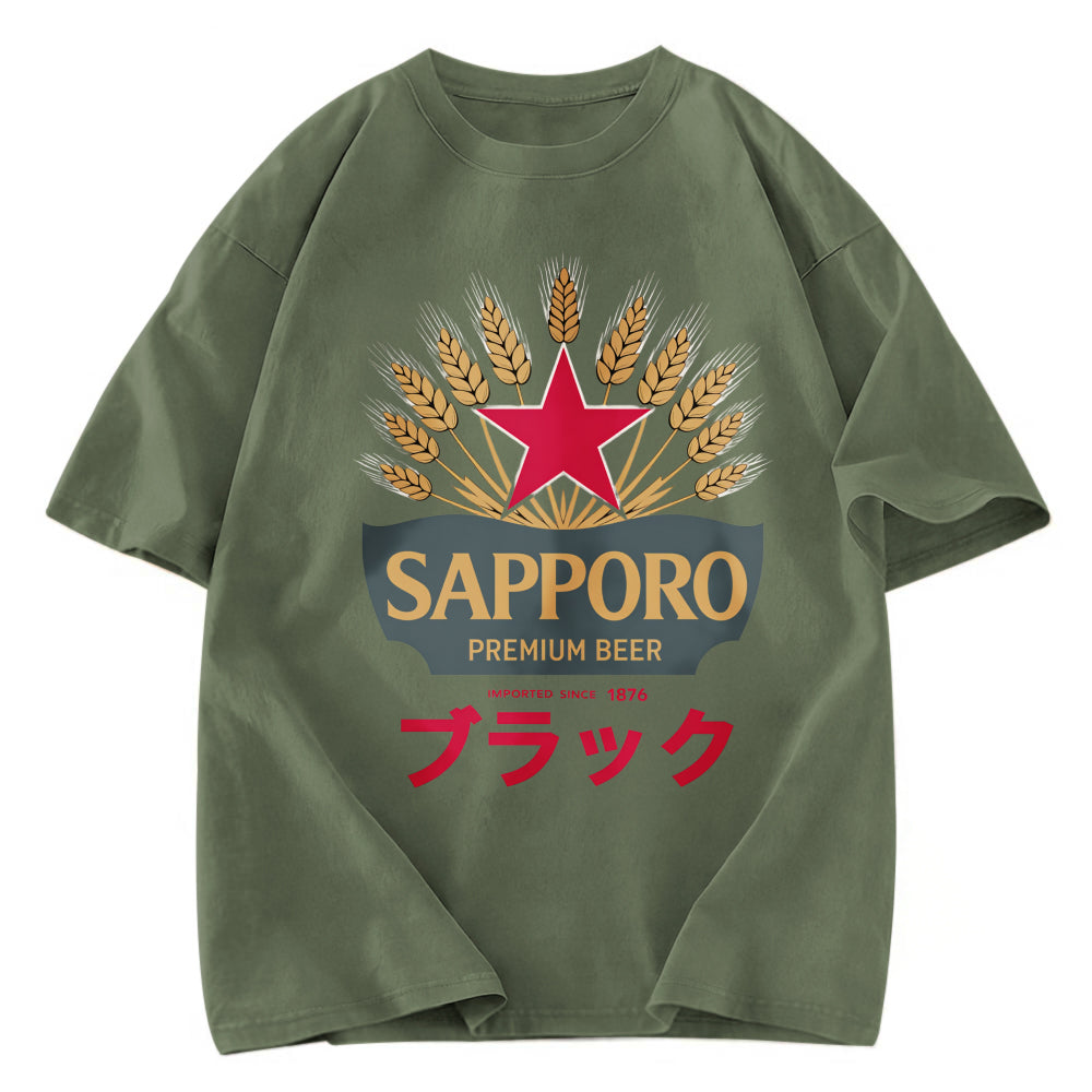 Tokyosol Classic Japanese Beer Washed T-Shirt