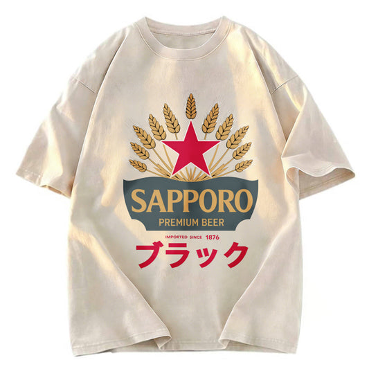 Tokyosol Classic Japanese Beer Washed T-Shirt