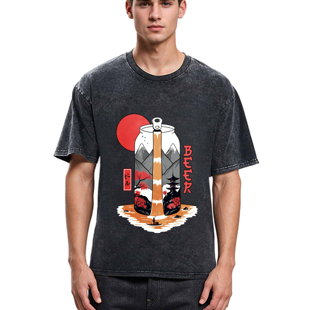 Tokyosol Orion Beer With Okinawa Washed T-Shirt