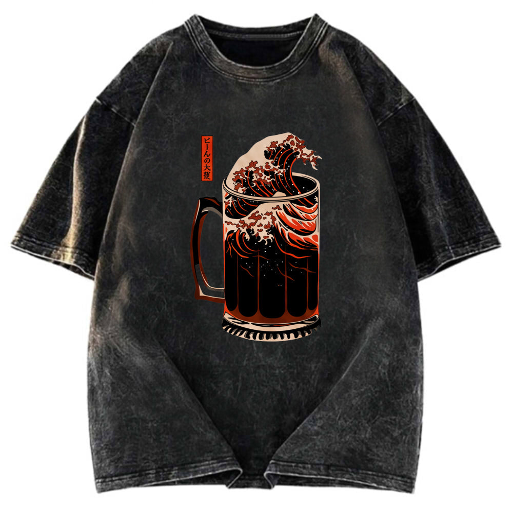 Tokyosol The Great Wave Of Beer Japanese Classic T-Shirt