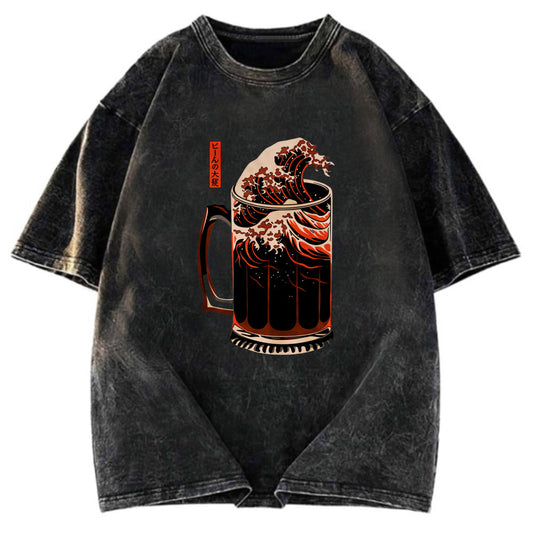 Tokyosol The Great Wave Of Beer Japanese Classic T-Shirt