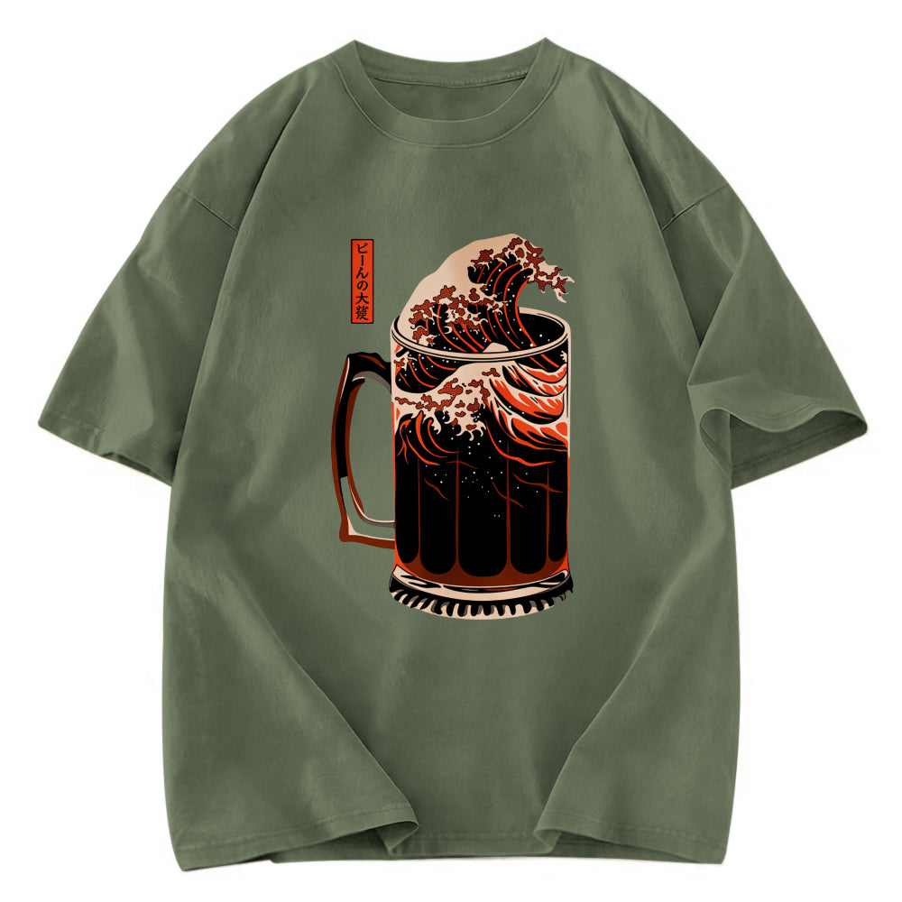 Tokyosol The Great Wave Of Beer Japanese Classic T-Shirt