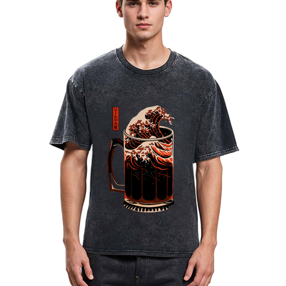 Tokyosol The Great Wave Of Beer Japanese Classic T-Shirt