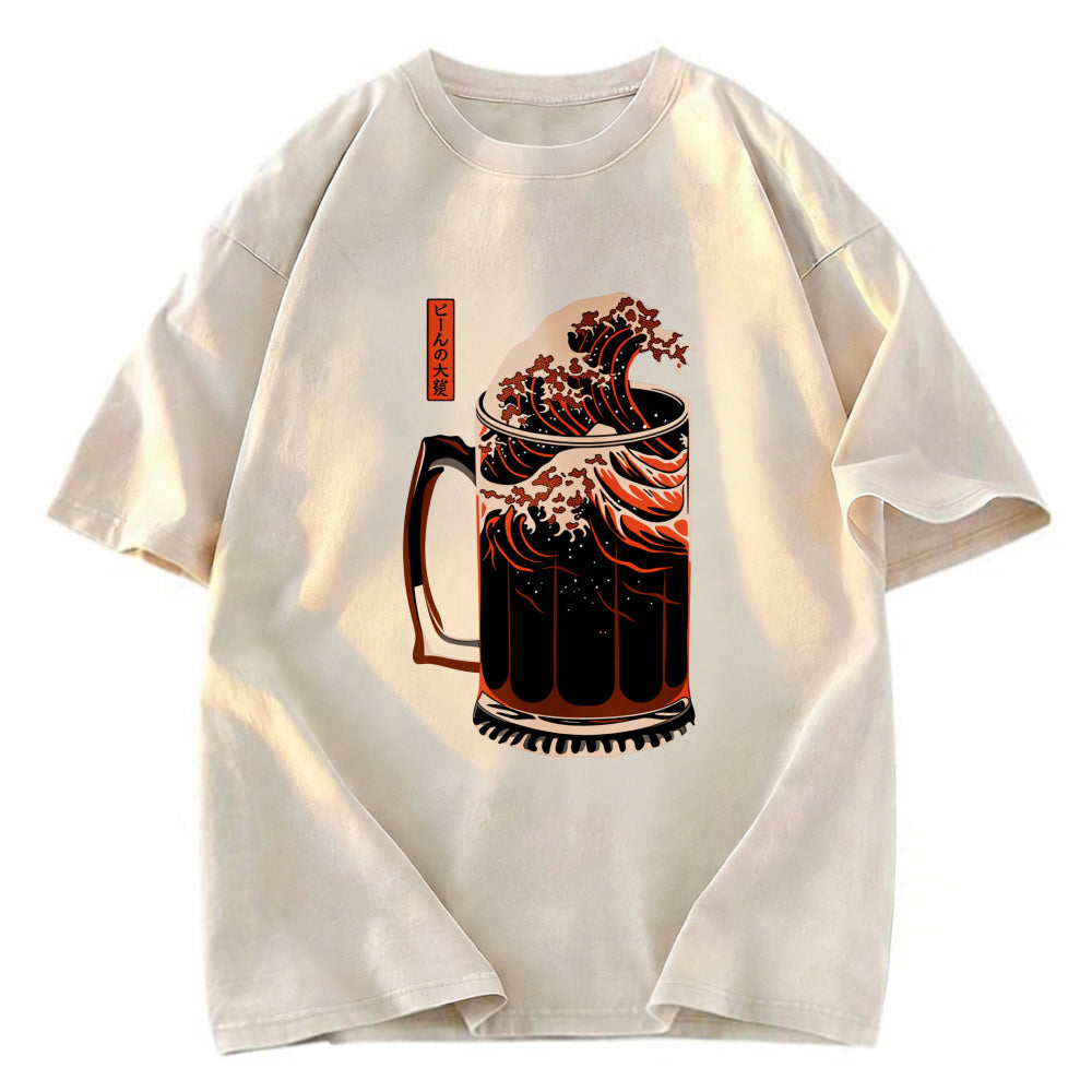 Tokyosol The Great Wave Of Beer Japanese Classic T-Shirt