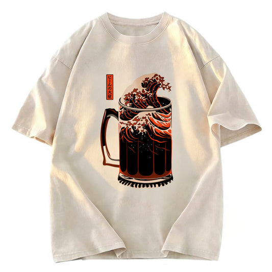 Tokyosol The Great Wave Of Beer Japanese Classic T-Shirt