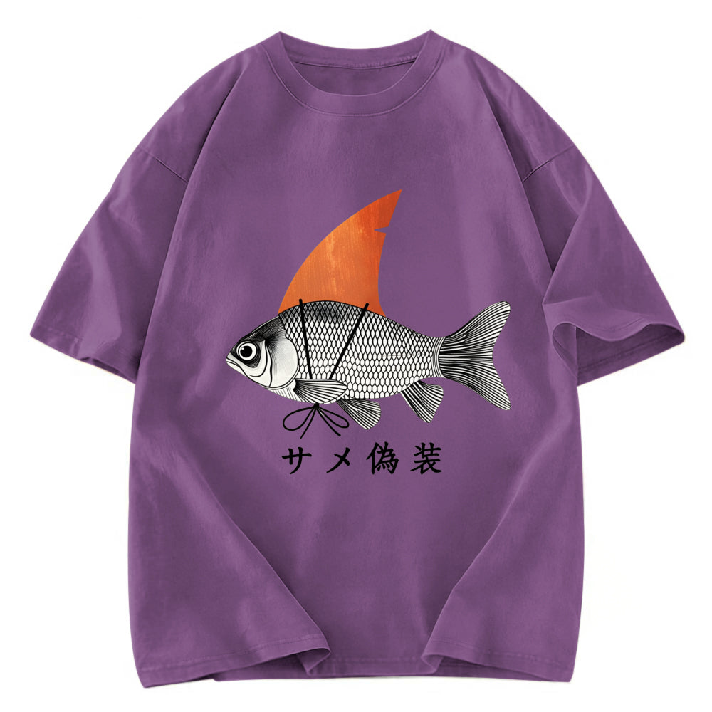 Tokyosol Fish Disguise Washed T-Shirt