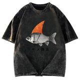 Tokyosol Fish Disguise Washed T-Shirt