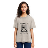 Tokyosol Got Too Silly Goose Women's Crop Raglan T-Shirt