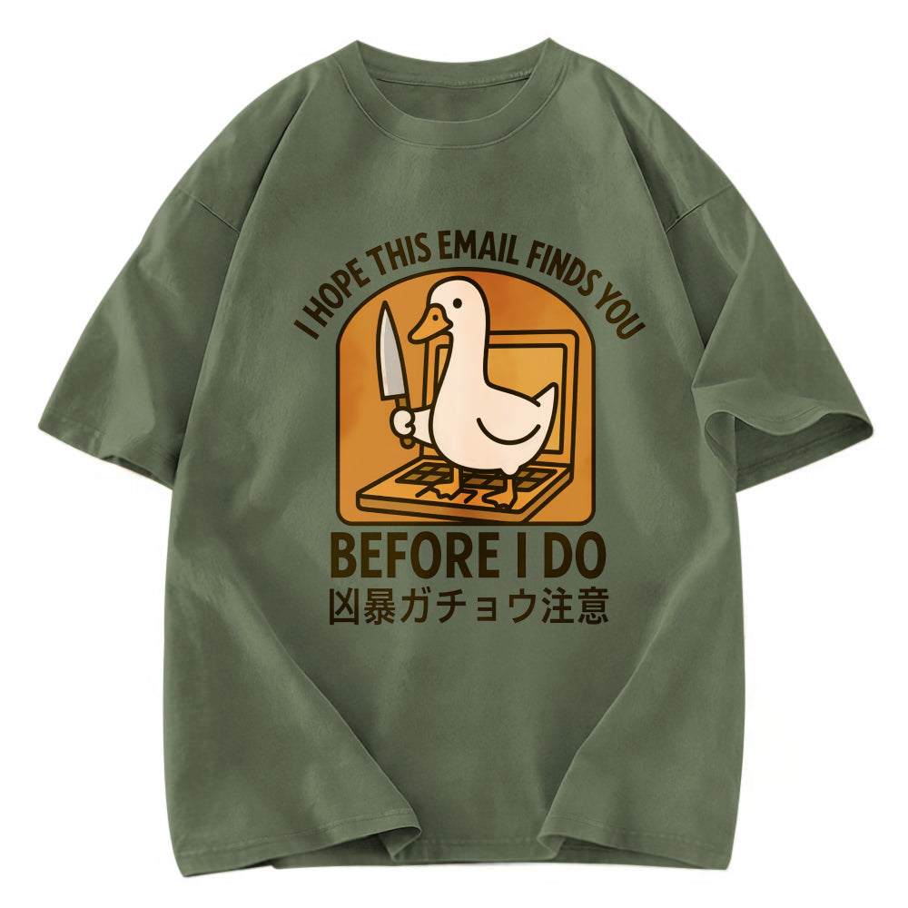 Tokyosol Goose With A Knife Washed T-Shirt