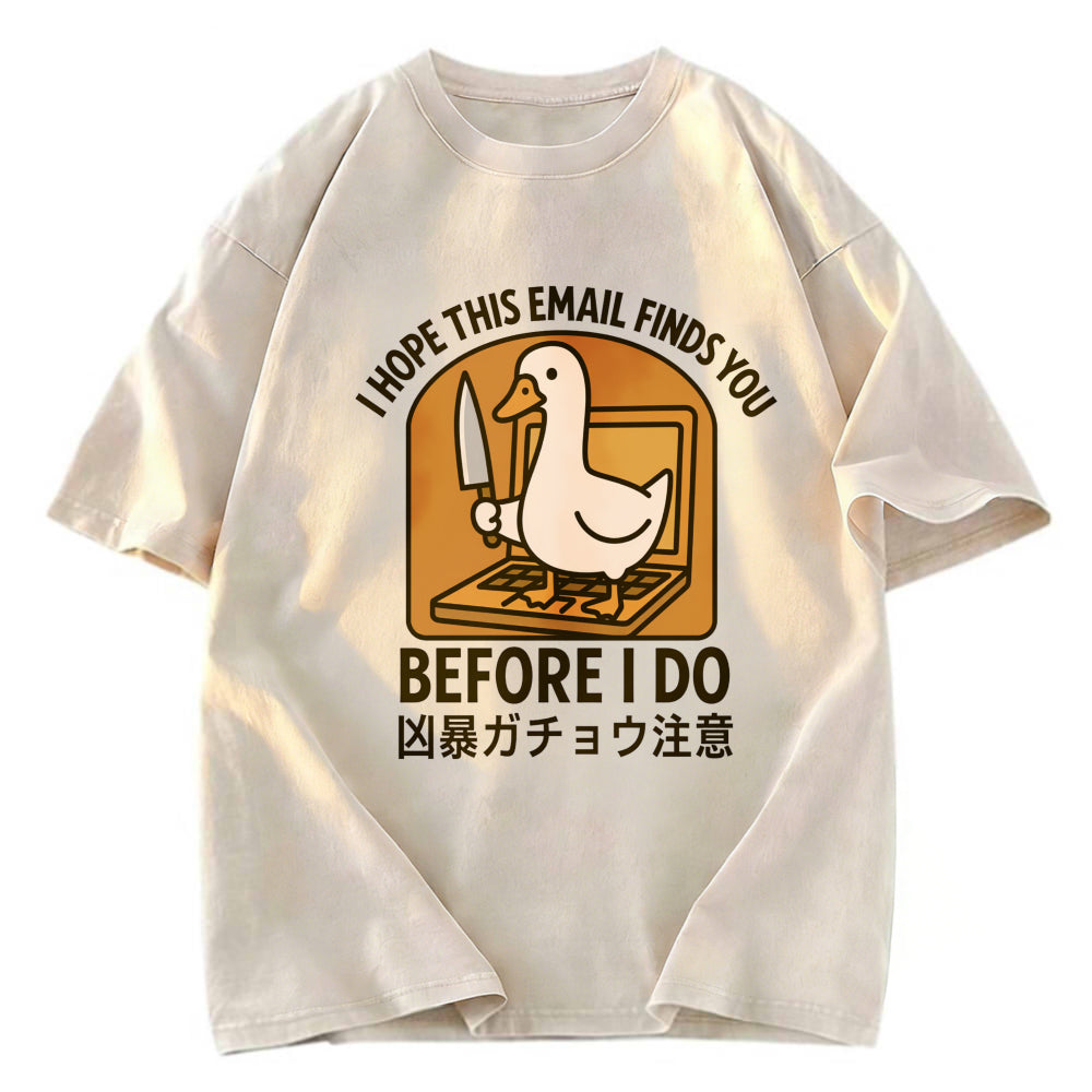 Tokyosol Goose With A Knife Washed T-Shirt