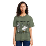 Tokyosol Goose Blowing Electric Fan Washed T-Shirt