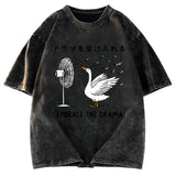 Tokyosol Goose Blowing Electric Fan Washed T-Shirt