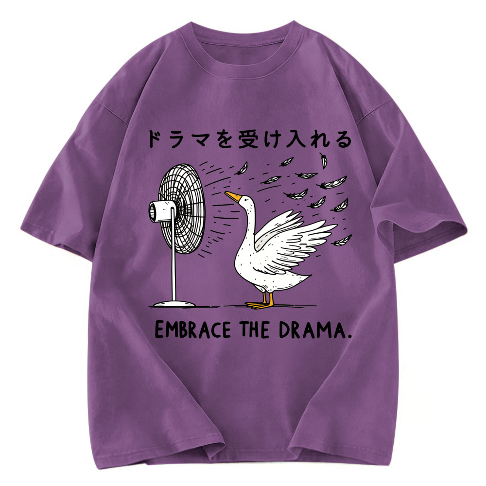 Tokyosol Goose Blowing Electric Fan Washed T-Shirt