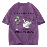 Tokyosol Goose Blowing Electric Fan Washed T-Shirt