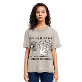 Tokyosol Goose Blowing Electric Fan Washed T-Shirt