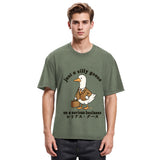 Tokyosol Silly Goose On A Serious Business Washed T-Shirt