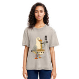 Tokyosol Pigeons Eating Ramen Washed T-Shirt