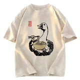 Tokyosol Goose Eating Ramen Washed T-Shirt