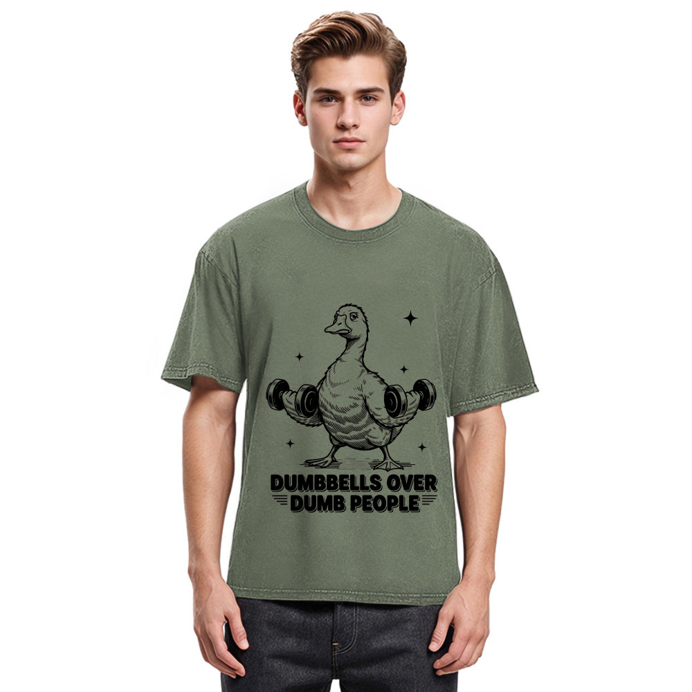 Tokyosol Goose That Works Out Washed T-Shirt