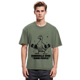 Tokyosol Goose That Works Out Washed T-Shirt