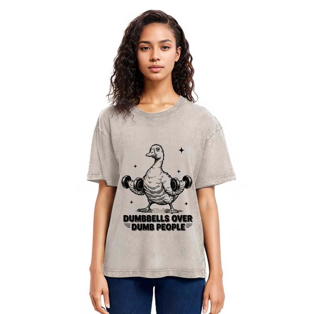 Tokyosol Goose That Works Out Washed T-Shirt
