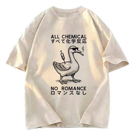Tokyosol Silly Goose￡oAll Chemical No Romance Washed T-Shirt