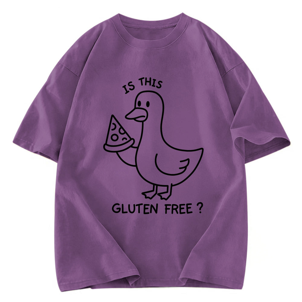 Tokyosol Funny Goose:Is This Gluten Free Washed T-Shirt