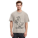 Tokyosol Funny Goose:Is This Gluten Free Washed T-Shirt