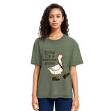 Tokyosol Working And Serious Goose Washed T-Shirt