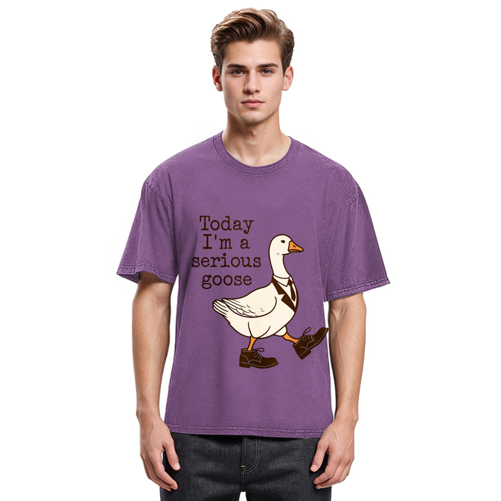 Tokyosol Working And Serious Goose Washed T-Shirt